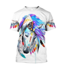 Beautiful Horse 3D All Over Printed shirt for Men and Women Pi060105-Apparel-NNK-T-Shirt-S-Vibe Cosy™