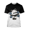 Gymmer Panda 3D all over printed shirts for men and women AZ251201 PL-Apparel-PL8386-T shirt-S-Vibe Cosy™