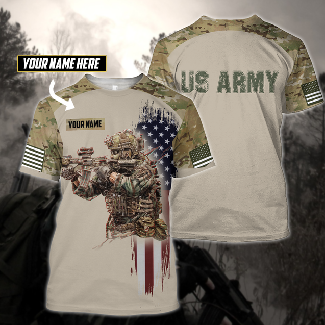 US Army 3D All Over Printed Shirts For Men and Women TA09152004