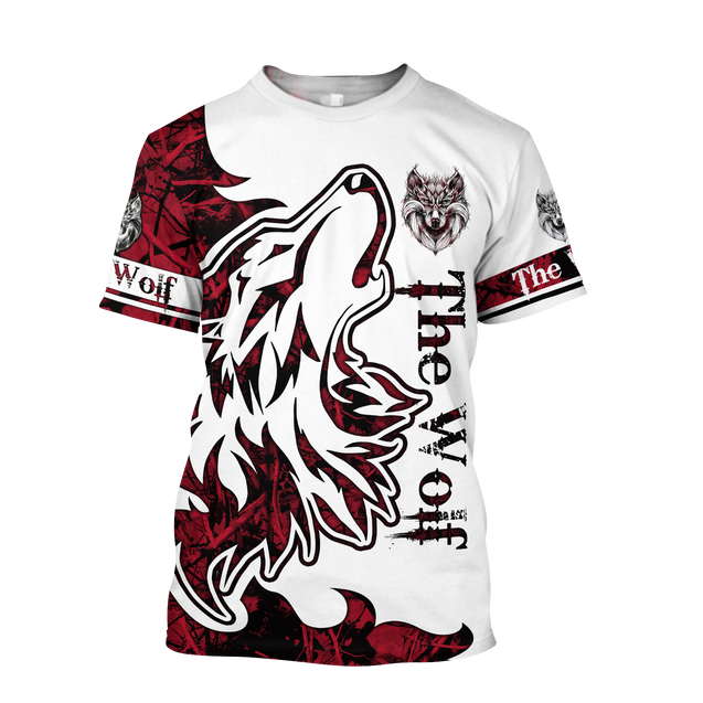 Wolf Tattoo 3D All Over Print Hoodie T Shirt For Men and Women Pi04092004