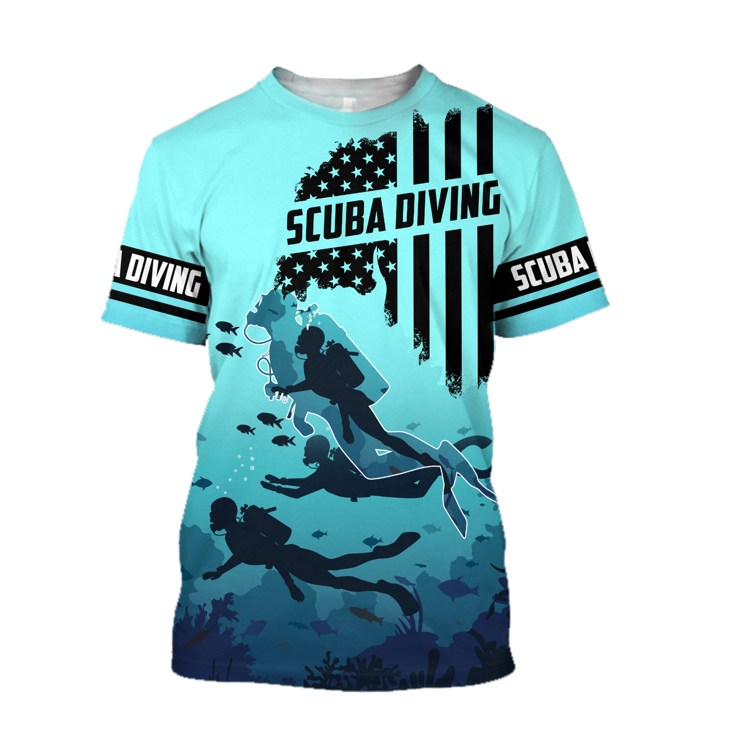 America Scuba Diving Unisex Shirts
