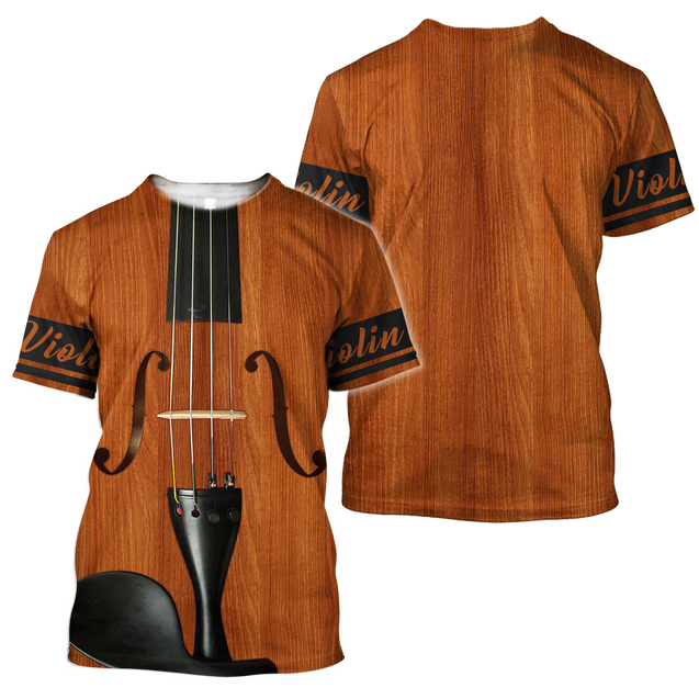 Violin 3D All Over Printed Shirts For Men and Women HAC300703-Apparel-TT-T-shirt-S-Vibe Cosy™