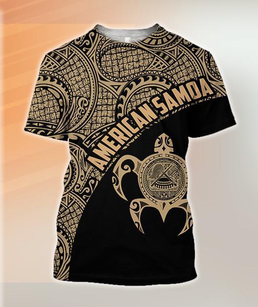 American Samoa Polynesian Hoodie - Golden-Apparel-Phaethon-T-Shirt-S-Vibe Cosy™