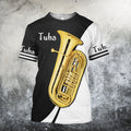 Tuba music 3d hoodie shirt for men and women HG HAC16125-Apparel-HG-T-shirt-S-Vibe Cosy™