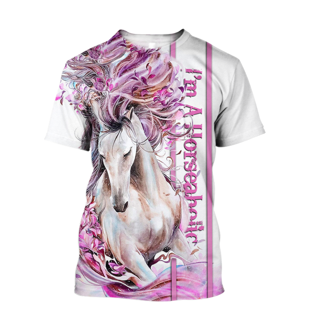 Beautiful Love Horse winter set for Women Pi091201-Apparel-NNK-T-Shirt-S-Vibe Cosy™