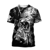 Lion Tattoo Thunder 3D All Over Printed  Unisex Shirts