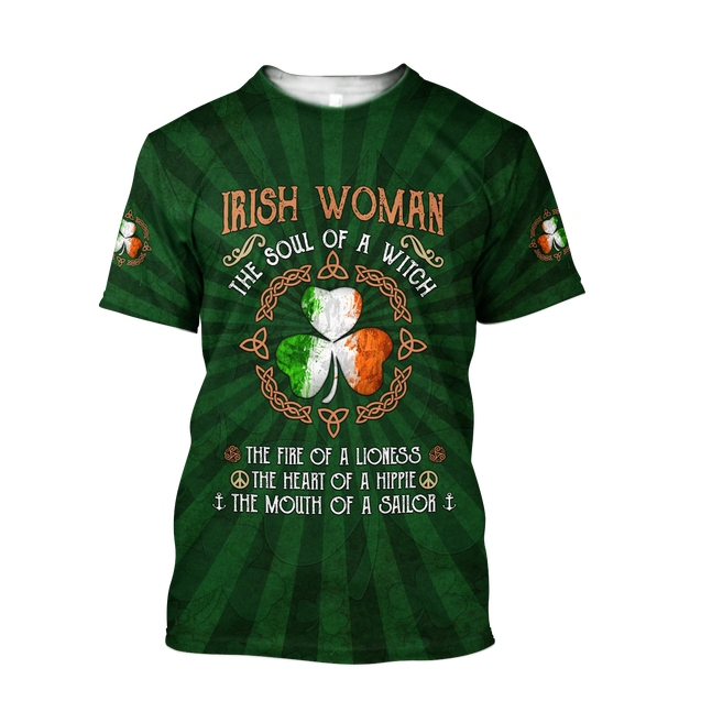 Irish St.Patrick 3d hoodie shirt for men and women DD11162001