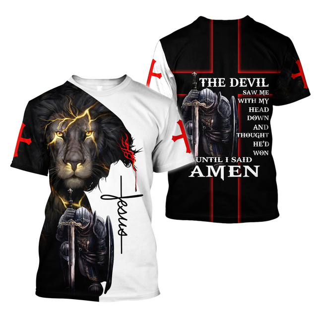 The Devil Saw Me With My Head Down 3D All Over Printed Shirts For Men and Women Pi250501S13-Apparel-TA-T-Shirts-S-Vibe Cosy™