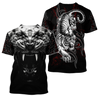 Tattoo White Tiger  3D All Over Printed Unisex Shirts