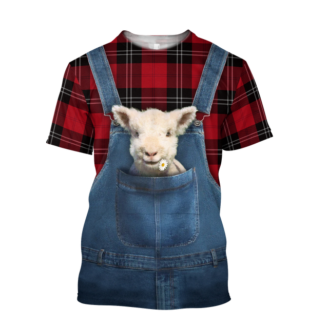 Baby Sheeps Hoodie T-Shirt Sweatshirt for Men and Women NM121111-Apparel-NM-T-shirt-S-Vibe Cosy™