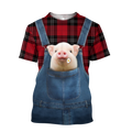 Baby Pigs Hoodie T-Shirt Sweatshirt for Men and Women Pi130201-Apparel-NM-T-shirt-S-Vibe Cosy™