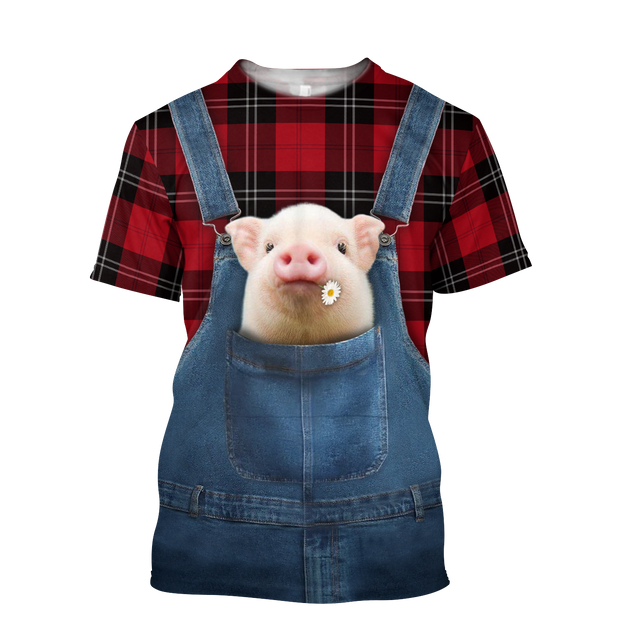 Baby Pigs Hoodie T-Shirt Sweatshirt for Men and Women Pi130201-Apparel-NM-T-shirt-S-Vibe Cosy™