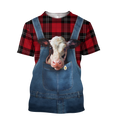 Baby Dairy Cow Hoodie T-Shirt Sweatshirt for Men and Women Pi130202-Apparel-NM-T-shirt-S-Vibe Cosy™