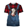 Baby Dairy Cow Hoodie T-Shirt Sweatshirt for Men and Women Pi130202-Apparel-NM-T-shirt-S-Vibe Cosy™