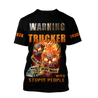 3D Trucker Customized Name HVT02112002 Unisex Shirts