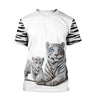 White Tiger Mom And Son Hoodie For Men And Women MH2108201-TQH