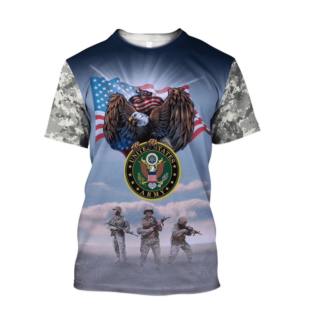 US Army 3D All Over Printed Shirts For Men and Women TA09152001