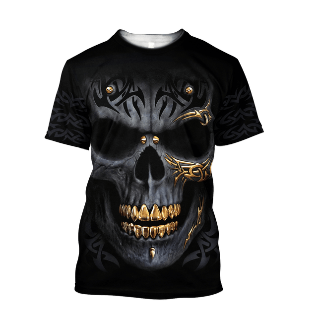 Golden Art Skulls Hoodie For Men And Women TQH201012