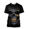 Golden Art Skulls Hoodie For Men And Women TQH201012