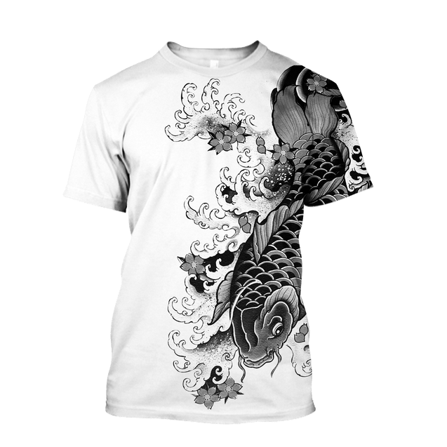 Japanese Irezumi Tattoo 3D Over Printed Unisex Hoodie ML