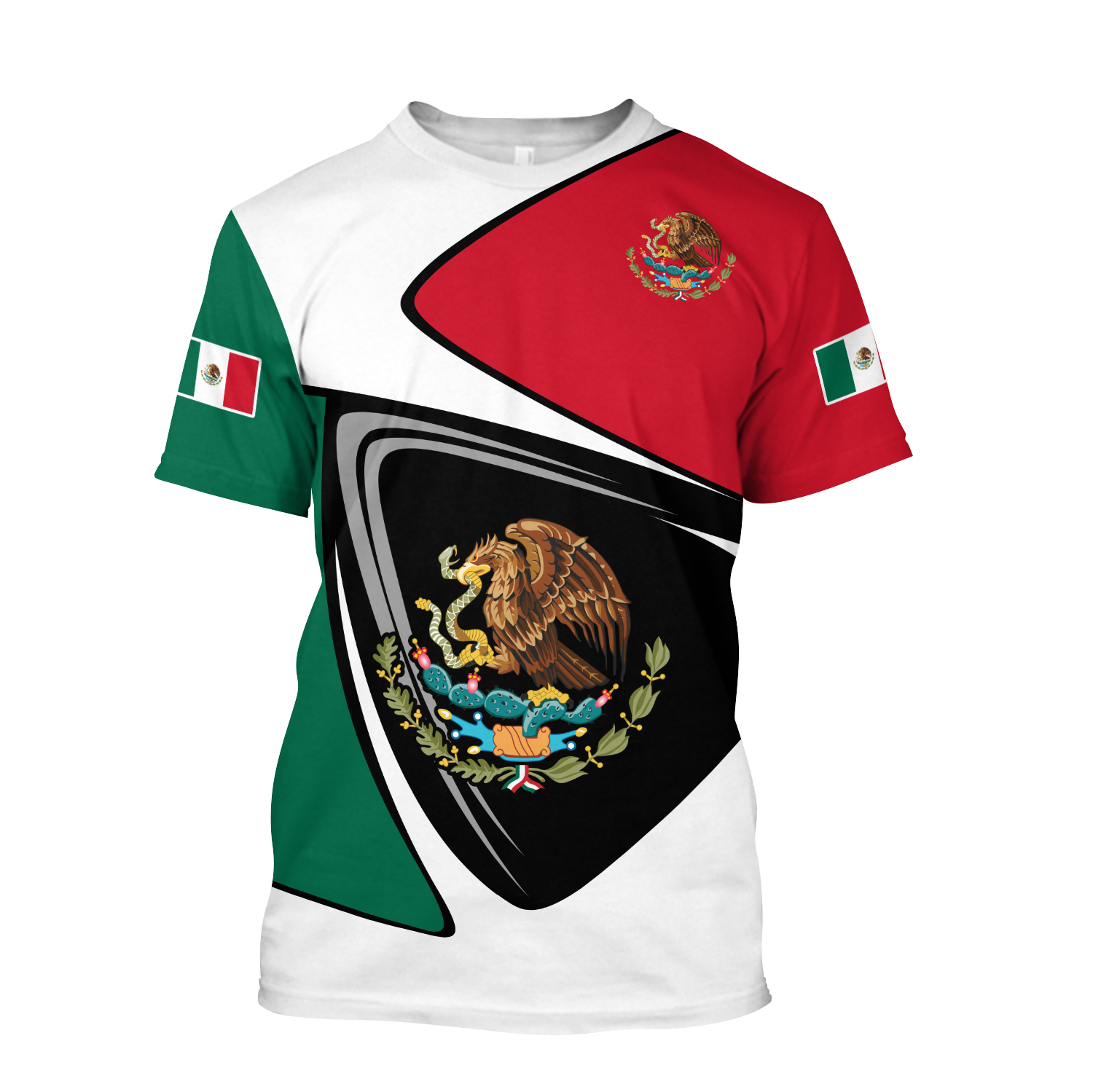 Mexican Customize 3D All Over Printed Shirts For Men And Women