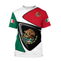 Mexican Customize 3D All Over Printed Shirts For Men And Women