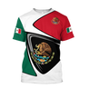 Mexican Customize 3D All Over Printed Shirts For Men And Women