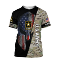 US Army US Veteran Army 3D All Over Printed Shirts DQBST10142001