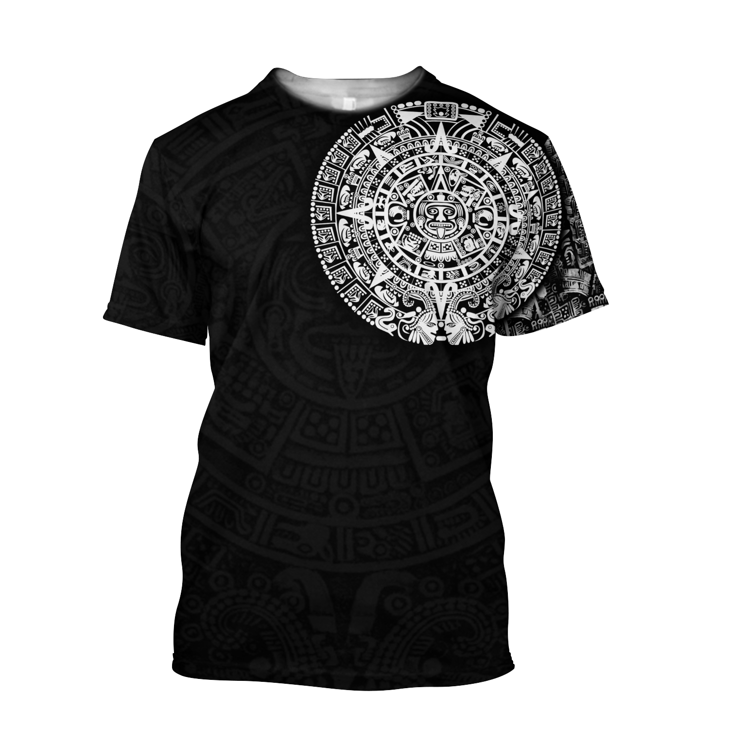 Aztec Mayan Tatoo 3D All Over Printed Shirts For Men and Women DQB07102008S-Apparel-TA-T-Shirts-S-Vibe Cosy™