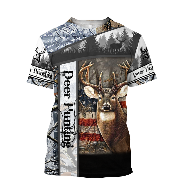 Deer Hunting 3D All Over Printed Shirts