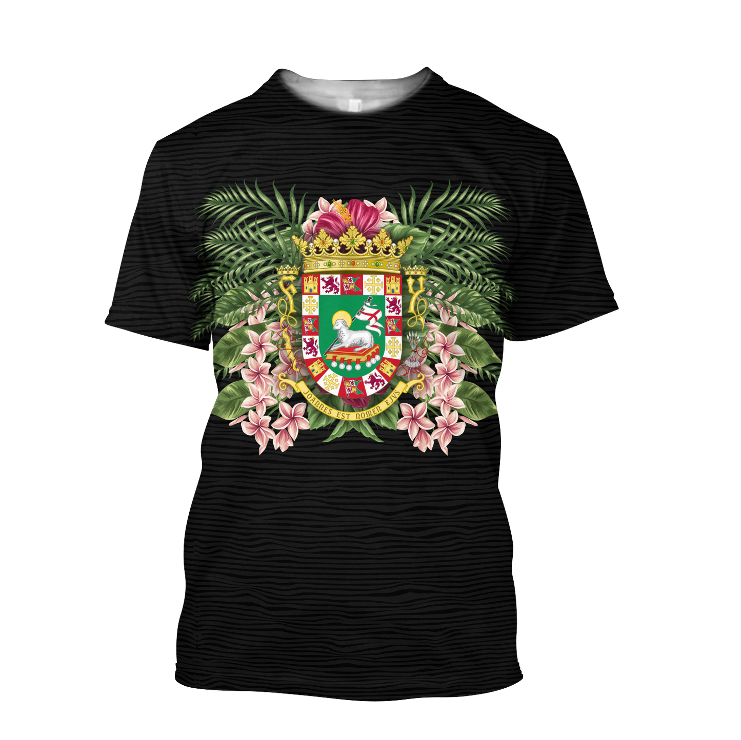 Puerto Rico Coat of Arms 3D All Over Print Shirts And Short TH20061603S-Apparel-TQH-T-Shirt-S-Vibe Cosy™