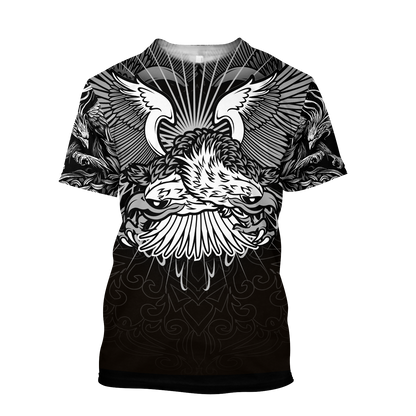 Eagle Warior 3D All Over Printed Shirts For Men