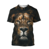 The Silence of Lion Over Printed Hoodie