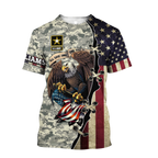 Army Customize Name 3D All Over Printed Shirts TA091420020S