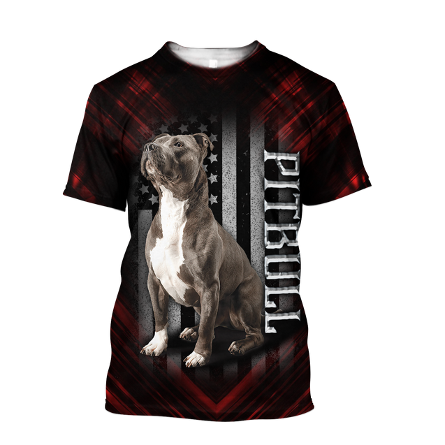 Pitbull 3d hoodie shirt for men and women MH0711202