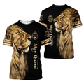May Lion Queen 3D All Over Printed Shirt for Women