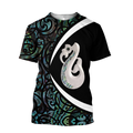 Aotearoa Manaia Silver Fern Paua Shell 3d all over printed shirt and short for man and women-Apparel-PL8386-T-shirt-S-Vibe Cosy™