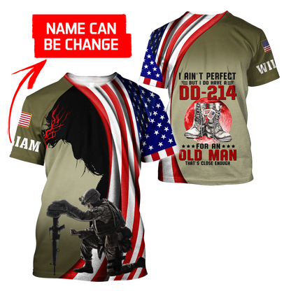 US Veteran I Do Have A DD-214 3D All Over Printed Shirts MH1310203