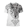 Jesus Cross Tattoo 3D All Over Printed Shirts For Men and Women HHT26102001ST