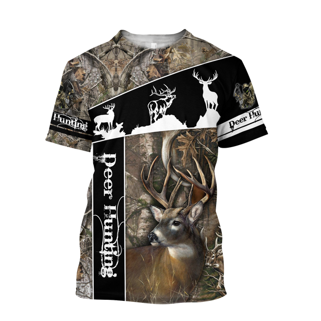 Version 3 Huntaholic - Deer Hunting 3D All Over Printed Shirts For Men And Woman