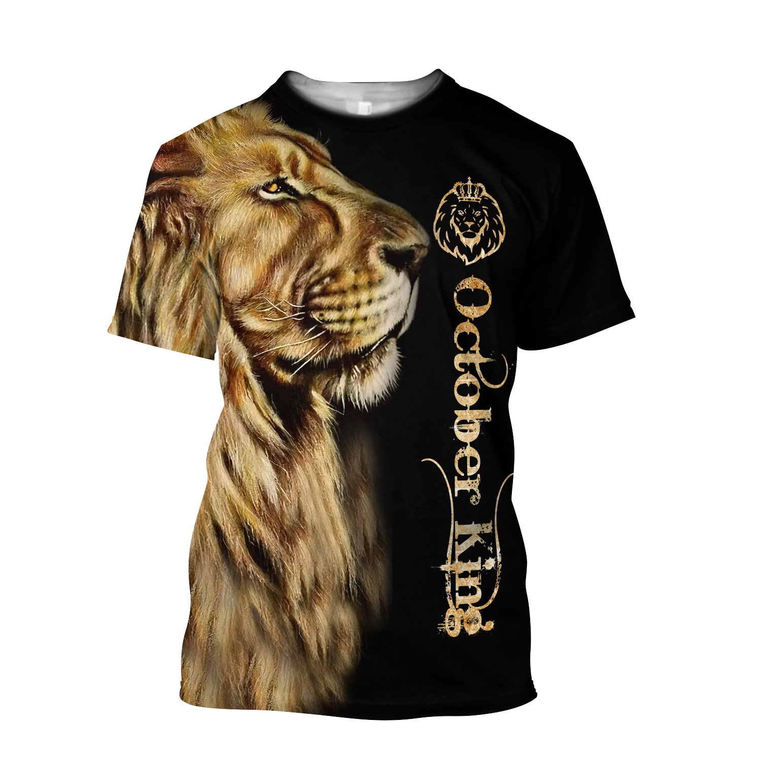 Custom Name October King 3D All Over Printed Unisex Shirts