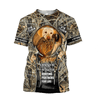 Hunting Labrador 3D Over Printed Unisex Deluxe Hoodie ML