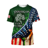 Irish St.Patrick day 3d hoodie shirt for men and women MH051120