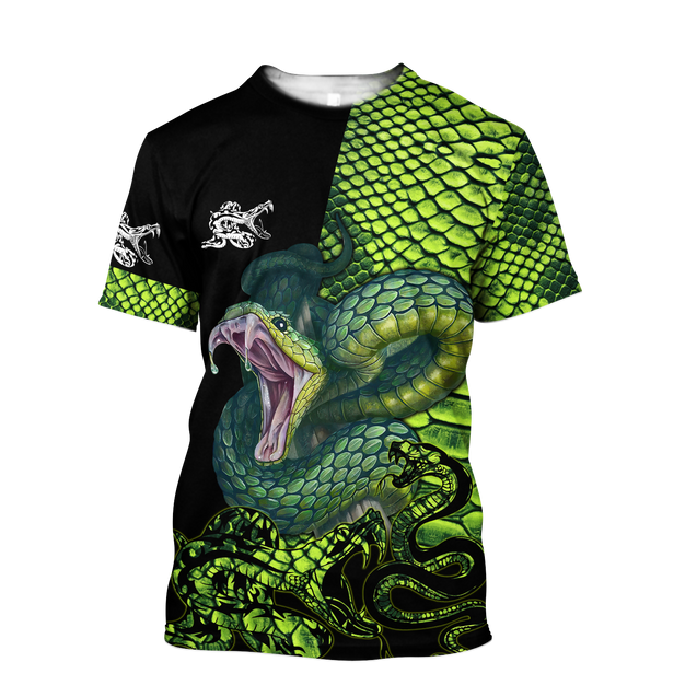 Snake 3D All Over Printed Unisex Shirt