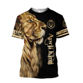 Custom Name April King Lion  3D All Over Printed  Unisex Shirts