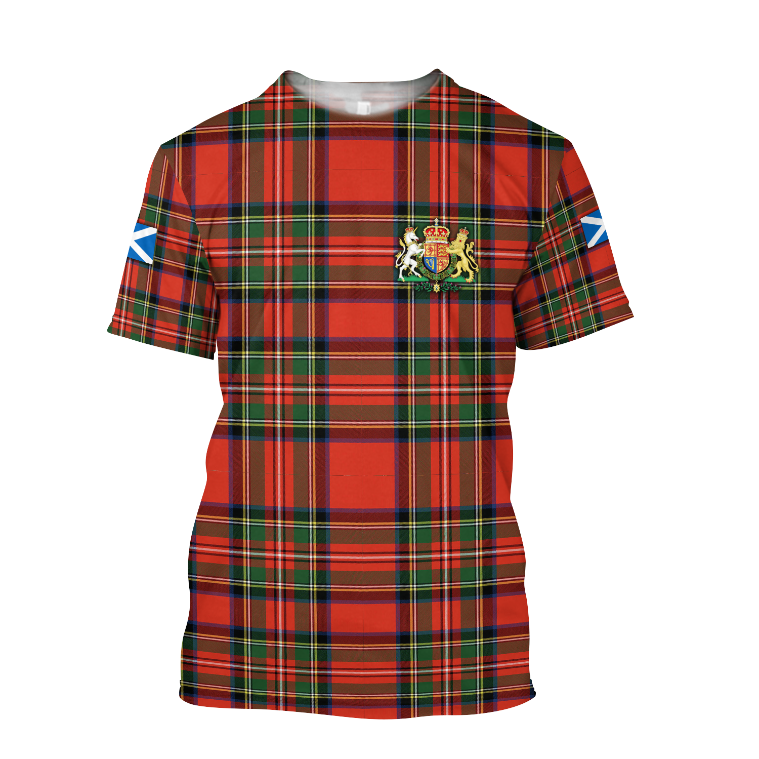 Scotland Tartan 3D All Over Printed T Shirt For Men and Women MH2007202-Apparel-TT-T shirt-S-Vibe Cosy™