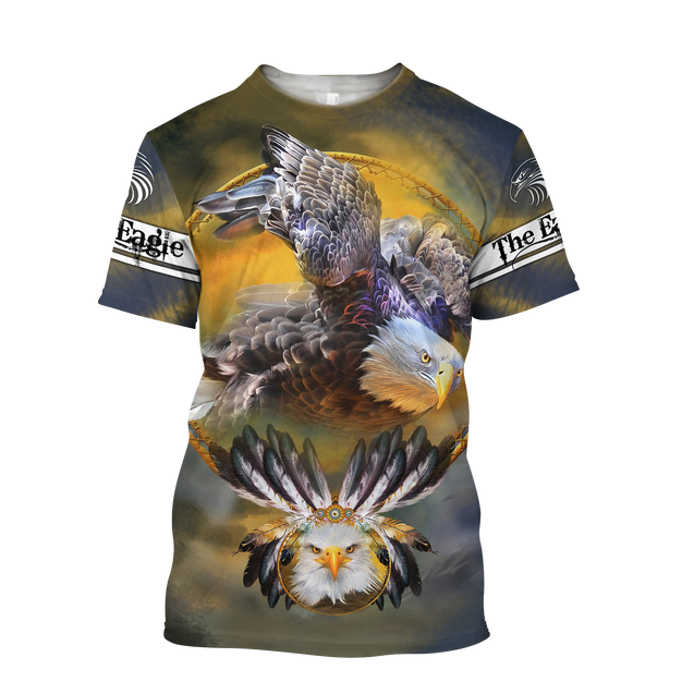 Eagle 3D All Over Printed Shirts For Men & Women-Apparel-TA-T-Shirt-S-Vibe Cosy™