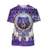 Bear Native American 3D All Over Printed Unisex Shirts