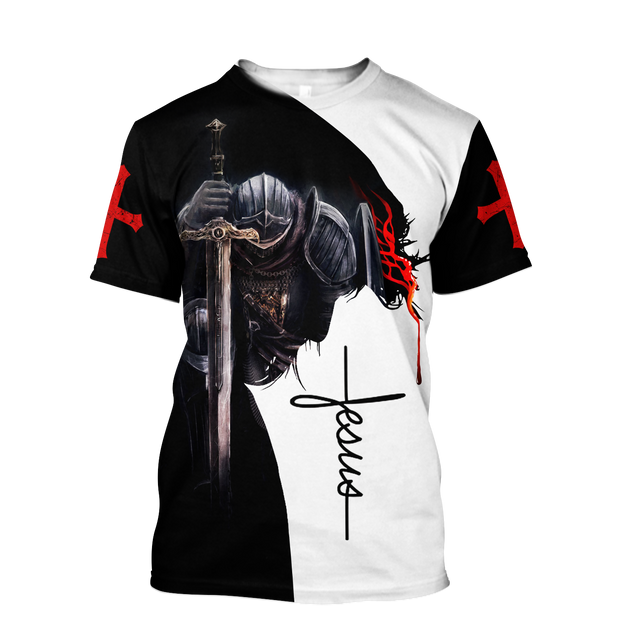 Premium Christian Jesus Catholic 3D Printed Unisex Shirts