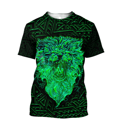 New zealand lion maori reggae 3d all over printed shirt and short for man and women-Apparel-PL8386-T-shirt-S-Vibe Cosy™